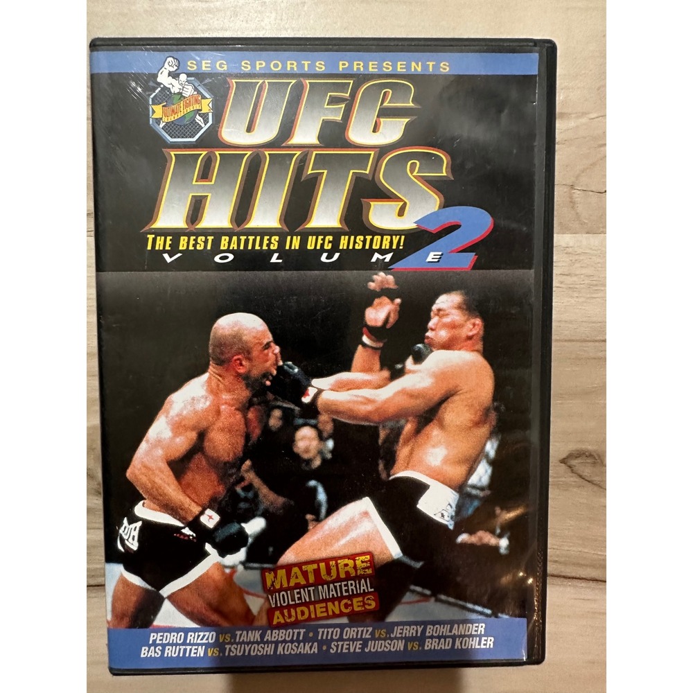 UFC Hits Volume 2 DVD The Best Battles in UFC History Tito Ortiz Bas Rutten MMA